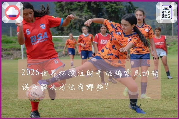 2026世界杯投注时手机端常见的错误和解决方法有哪些？