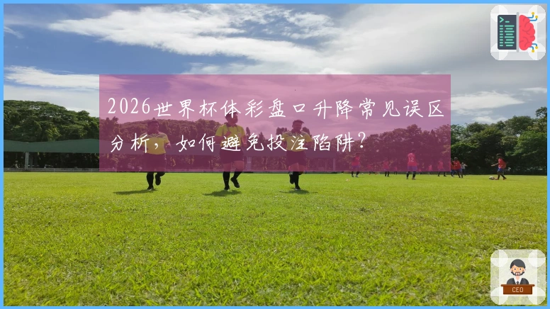 2026世界杯体彩盘口升降常见误区分析，如何避免投注陷阱？